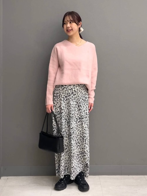 セール】フラワープリントナロースカート（スカート）｜A part by