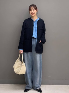 mio🍑さん（レディース・160cm）の冬コーディネート