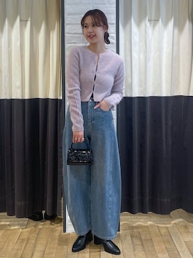 mio🍑さん（レディース・160cm）の冬コーディネート