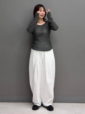 mio🍑さん（レディース・160cm）の秋コーディネート