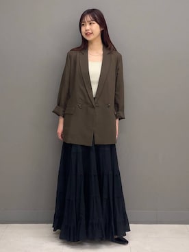 「A part by（アパートバイ）のアイテム」を使った、mio🍑さん（レディース・160cm）の春コーディネート