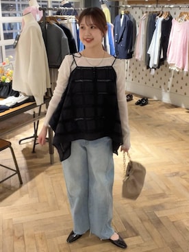 mio🍑さん(レディース・160cm)の春コーディネート