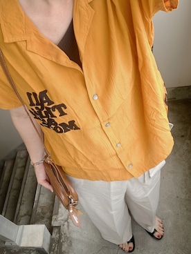 「ZURI（ズリ）のアイテム」を使った、カメ吉さん（レディース・167cm）の夏コーディネート