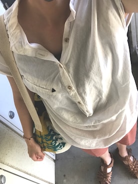 「TATAMI（タタミ）のアイテム」を使った、カメ吉さん（レディース・167cm）の夏コーディネート