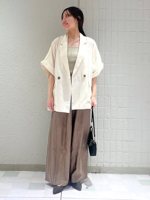 【★完売必至★】Berluti ☆ リネン スクリット 半袖 ジャケット セール】アセテートリネン半袖ジャケット（テーラードジャケット