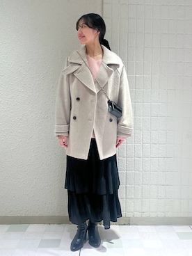 「apart by lowrys」｜「アイテム（ジャケット/アウター）」を使った、keinaさん（レディース・160cm）の冬コーディネート