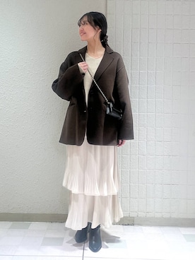 「apart by lowrys」｜「アイテム（ジャケット/アウター）」を使った、keinaさん（レディース・160cm）の冬コーディネート