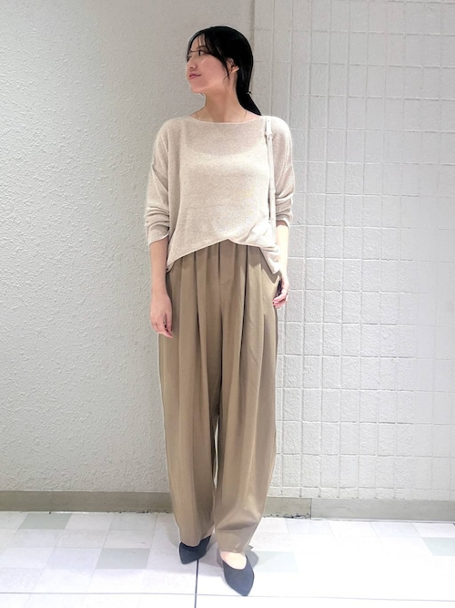 スラックスコクーンボリュームパンツ M 黒 新品 apart by lowrys apart by lowrys - 【SALE】apart by lowrys コクーンボリューム