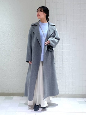 「アイテム（シュシュ）」を使った、keinaさん（レディース・160cm）の秋コーディネート