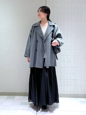 「A part by（アパートバイ）のアイテム（その他アウター）」を使った、keinaさん（レディース・160cm）の秋コーディネート