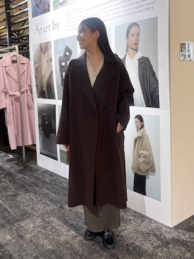 「A part by（アパートバイ）のプリーツイージータイトスカート2≪追加4≫（スカート）」を使った、keinaさん（レディース・160cm）の夏コーディネート