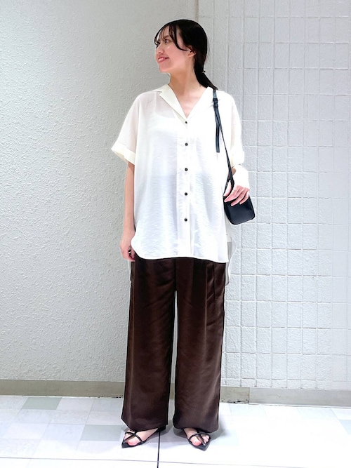 Arpege story サテンカーゴパンツ　新品 新品 タグ付き Arpege story カーゴパンツ サテンカーゴパンツ