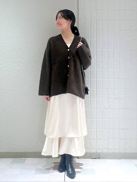 「A part by（アパートバイ）のアイテム（ネックレス）」を使った、keinaさん（レディース・160cm）の秋コーディネート