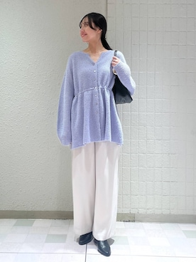 「アイテム（バレッタ/ヘアクリップ、ゴールド系）」を使った、keinaさん（レディース・160cm）の秋コーディネート