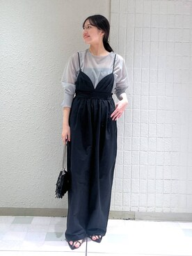 「A part by（アパートバイ）のアイテム（オールインワン・サロペット）」を使った、keinaさん（レディース・160cm）の夏コーディネート