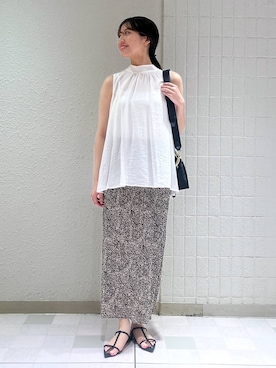「アイテム（スカート）」を使った、keinaさん（レディース・160cm）の夏コーディネート