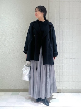 「A part by（アパートバイ）のアイテム（その他アウター）」を使った、keinaさん（レディース・160cm）の秋コーディネート