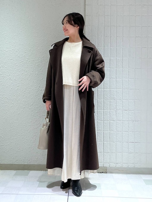 apart by lowrys カシープ3WAYスタンドロングコート カシープ3WAYスタンドロングコート（ステンカラーコート）｜A