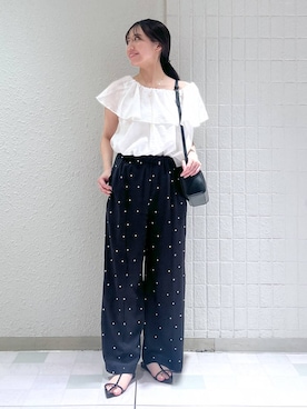 「デート/ロマンティック」｜keinaさん（レディース・160cm）の夏コーディネート