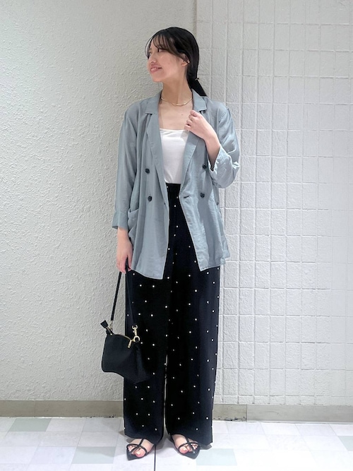 最終価格/新品タグ付き【A part by/アパート バイ】ドットシシュウパンツ セール】ドットシシュウパンツ（その他パンツ）｜A part by