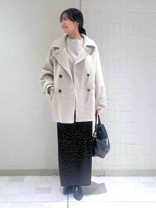 セール】スーパー100 2WAYコート（ピーコート）｜A part by（アパート