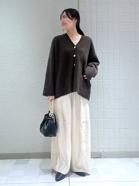 「アイテム（キーホルダー）」を使った、keinaさん（レディース・160cm）の秋コーディネート