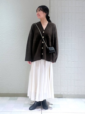 「A part by（アパートバイ）のアイテム（アクセサリー）」を使った、keinaさん（レディース・160cm）の秋コーディネート