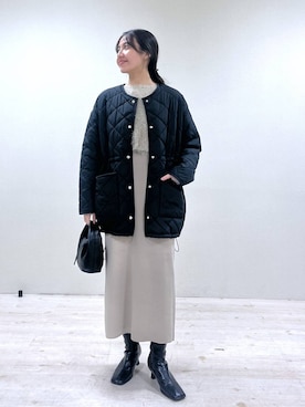 「A part by（アパートバイ）のアイテム（ダウンジャケット/コート）」を使った、keinaさん（レディース・160cm）の秋コーディネート