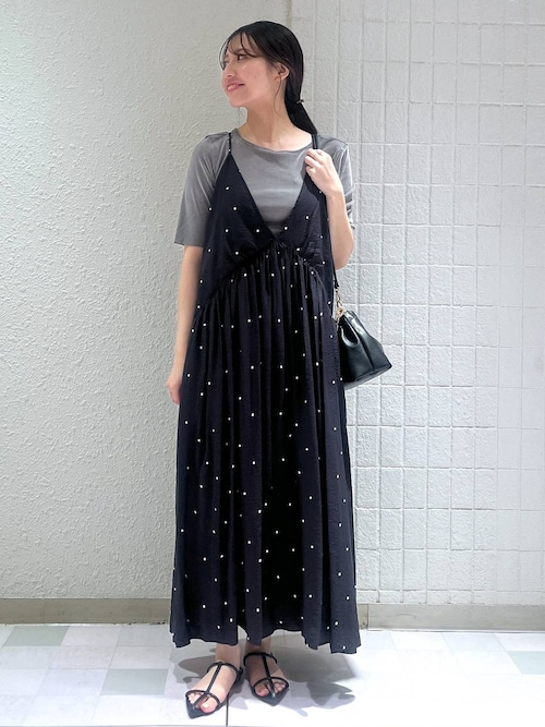 apart by lowrys ドットシシュウキャミワンピース ドットシシュウキャミワンピース（ワンピース）｜A part by