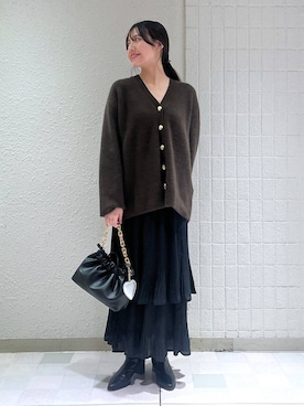 「apart by lowrys」｜「アイテム（財布/小物）」を使った、keinaさん（レディース・160cm）の秋コーディネート