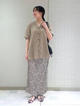 「アイテム（ヘアアクセサリー）」を使った、keinaさん（レディース・160cm）の夏コーディネート
