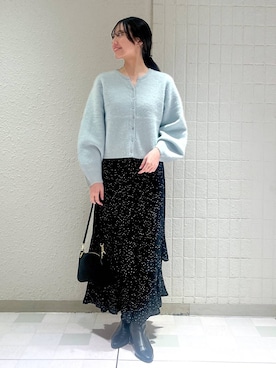 「アイテム（バレッタ/ヘアクリップ）」を使った、keinaさん（レディース・160cm）の秋コーディネート