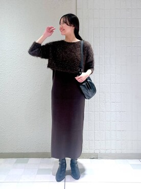 「A part by（アパートバイ）のアイテム（ダウンジャケット/コート）」を使った、keinaさん（レディース・160cm）の秋コーディネート