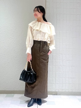 「apart by lowrys」｜「アイテム（財布/小物）」を使った、keinaさん（レディース・160cm）の秋コーディネート