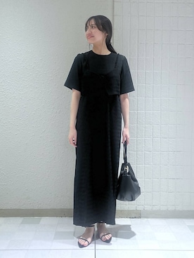 「アイテム（バレッタ/ヘアクリップ、ゴールド系）」を使った、keinaさん（レディース・160cm）の秋コーディネート