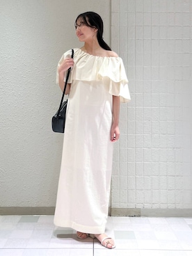 「アイテム（ヘアアクセサリー）」を使った、keinaさん（レディース・160cm）の夏コーディネート