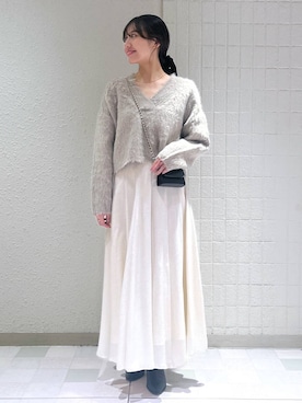 「きれいめ」｜keinaさん（レディース・160cm）の冬コーディネート