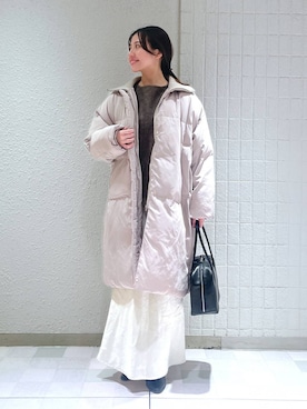 「A part by（アパートバイ）のシャギーニットプルオーバー（ニット/セーター）」を使った、keinaさん（レディース・160cm）の冬コーディネート