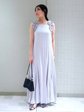 「アイテム（バレッタ/ヘアクリップ）」を使った、keinaさん（レディース・160cm）の夏コーディネート