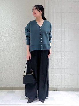 「アイテム（バレッタ/ヘアクリップ）」を使った、keinaさん（レディース・160cm）の秋コーディネート