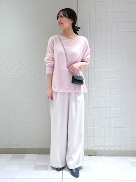 「アイテム（ピーコート）」を使った、keinaさん（レディース・160cm）の秋コーディネート