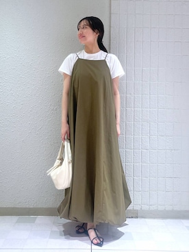 「A part by（アパートバイ）のアイテム（ワンピース/ドレス）」を使った、keinaさん（レディース・160cm）の夏コーディネート