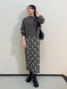 「A part by（アパートバイ）のアイテム（ダウンジャケット/コート）」を使った、keinaさん（レディース・160cm）の秋コーディネート