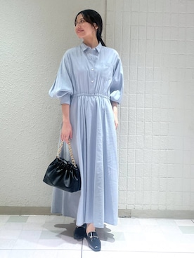 「アイテム（バレッタ/ヘアクリップ）」を使った、keinaさん（レディース・160cm）の秋コーディネート