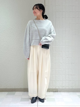 「A part by（アパートバイ）のアイテム（ネックレス）」を使った、keinaさん（レディース・160cm）の秋コーディネート