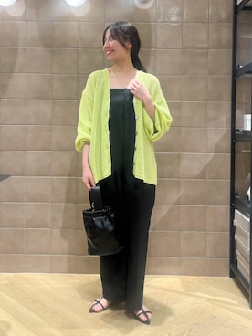 「A part by（アパートバイ）のアイテム（オールインワン・サロペット）」を使った、keinaさん（レディース・160cm）の夏コーディネート