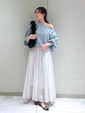 「mysty woman（ミスティウーマン）のアイテム（スウェット）」を使った、keinaさん（レディース・160cm）の秋コーディネート