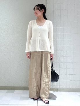 「アイテム（アクセサリー）」を使った、keinaさん（レディース・160cm）の春コーディネート