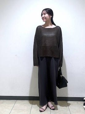 「アイテム（バレッタ/ヘアクリップ、ゴールド系）」を使った、keinaさん（レディース・160cm）の夏コーディネート