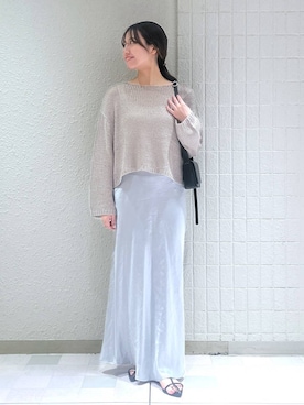 「A part by（アパートバイ）のアイテム」を使った、keinaさん（レディース・160cm）の夏コーディネート